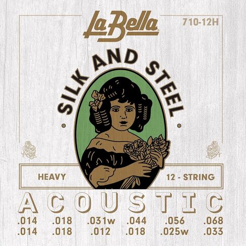 La Bella 710M Silk & Steel - Medium Acoustic Guitar String in Saudi Arabia