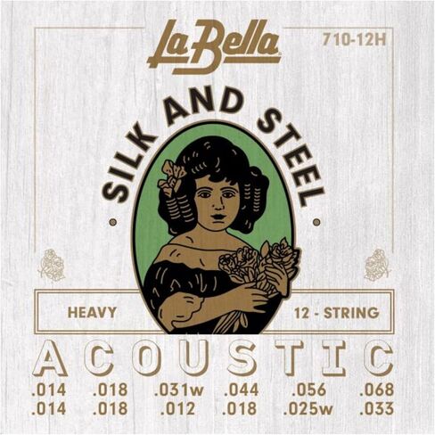 La Bella 710M Silk & Steel - Medium Acoustic Guitar String in Saudi Arabia