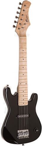 حزمة جيتار كهربائي Raptor EP3 مقاس 30 بوصة للأطفال مقاس 1/2 مع أمبير محمول 3 وات وحقيبة أزعج وحزام وكابل ولقطات رابتور - أسود in Kuwait