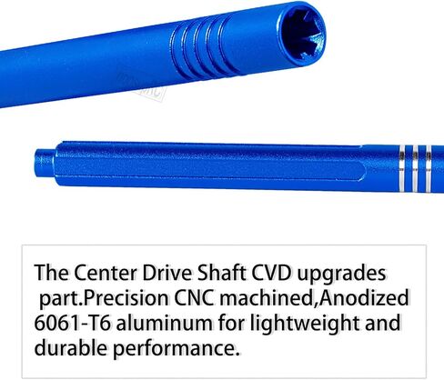 عمود منزلق مركزي من الألومنيوم، عمود محرك مركزي CVD، جزء ترقيات لـ 1/10 KRATON&Outcast 4X4 4S V2 BLX، يستبدل ARA311065 (تيتانيوم) in Kuwait