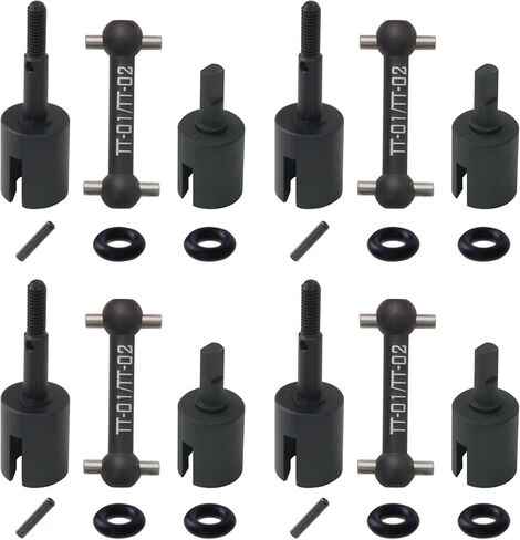 HOBOHY TT01 TT02 الألومنيوم محرك رمح الكلب العظام فرق مشترك ل Tamiya RC سيارة TT-01 TT-02 استبدال ترقيات أجزاء in Kuwait