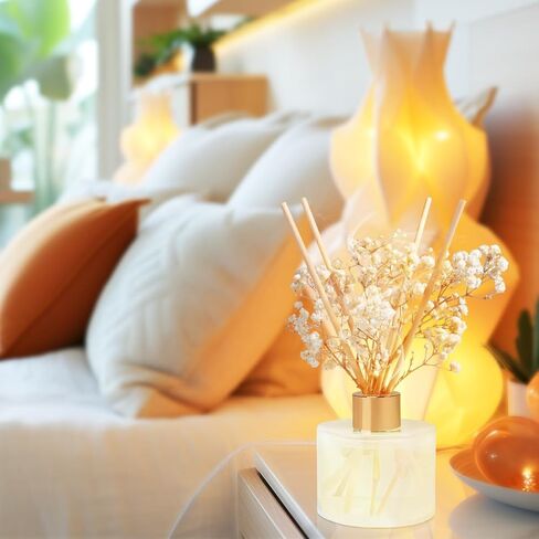 مجموعة ناشر روائح القصب من YISOWUH، 5.28 أونصة (150 مل) ناشر رائحة الفاكهة، عبوة واحدة مع 8 أعواد عطر تدوم طويلاً للمنزل والحمام وديكور الغرفة in Kuwait