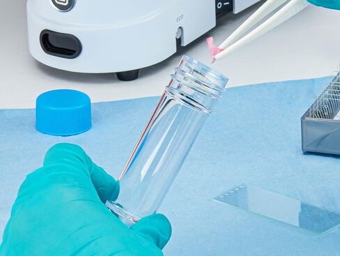 Globe Scientific 109217 أنبوب طرد مركزي عالمي ذو قاع مخروطي من البوليسترين مع غطاء لولبي، قائم بذاته، سعة 30 مل (علبة 500) in Saudi Arabia