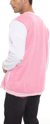 ACEFAST INC Men's Varsity Baseball Jacket Casual Letterman Bomber Jacket Windbreaker Lightweight Jacket in Saudi Arabia