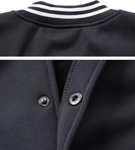 ACEFAST INC Men's Varsity Baseball Jacket Casual Letterman Bomber Jacket Windbreaker Lightweight Jacket in Saudi Arabia