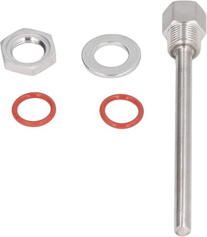 Tnfeeon الفولاذ المقاوم للصدأ Thermowell، 6.7in طول Thermowell لأجهزة استشعار درجة الحرارة تركيب الملحقات لتخمير البيرة تخمير البيرة in Saudi Arabia