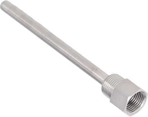 Tnfeeon الفولاذ المقاوم للصدأ Thermowell، 6.7in طول Thermowell لأجهزة استشعار درجة الحرارة تركيب الملحقات لتخمير البيرة تخمير البيرة in Saudi Arabia