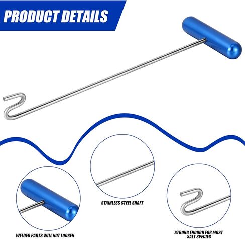 Sotiff 2 Pcs 12" Stainless Steel Fish Hook Remover Tool T-Handle in Kuwait