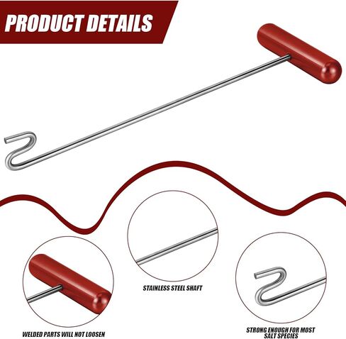 Fish Hook Remover Tools Summer Fishing Hook Saltwater Dehooker Aluminum and Stainless Steel Fish Dehooker for Fisherman, 12 Inches in Saudi Arabia