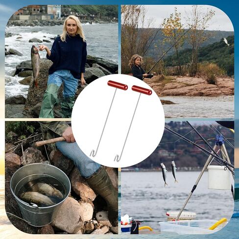 Fish Hook Remover Tools Summer Fishing Hook Saltwater Dehooker Aluminum and Stainless Steel Fish Dehooker for Fisherman, 12 Inches in Saudi Arabia