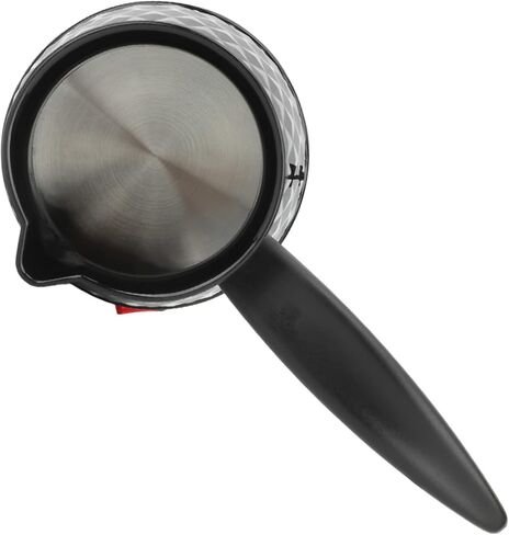 وعاء كهربائي، حتى تسخين المكونات الأمريكية 110 فولت وعاء قهوة من الفولاذ المقاوم للصدأ صغير 600 مل حماية من الحرارة الزائدة مع مقبض قابل للإزالة للمنزل in Kuwait