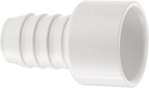 Spears 474 Series PVC Pipe Fitting, Adapter, Schedule 40, White, 1"Barbed x 1" Socket in Saudi Arabia