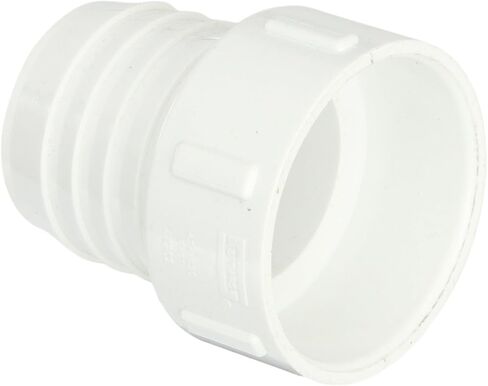 Spears 474 Series PVC Pipe Fitting, Adapter, Schedule 40, White, 1"Barbed x 1" Socket in Saudi Arabia