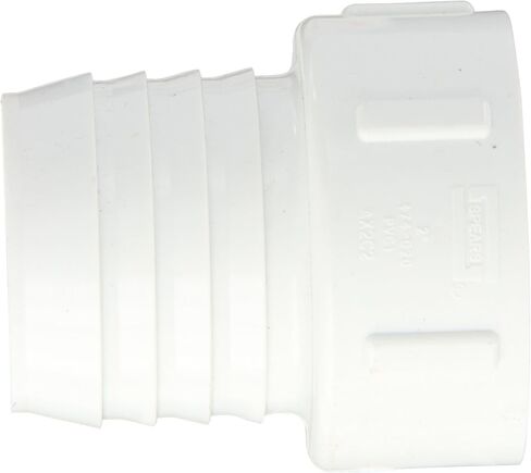 Spears 474 Series PVC Pipe Fitting, Adapter, Schedule 40, White, 1"Barbed x 1" Socket in Saudi Arabia