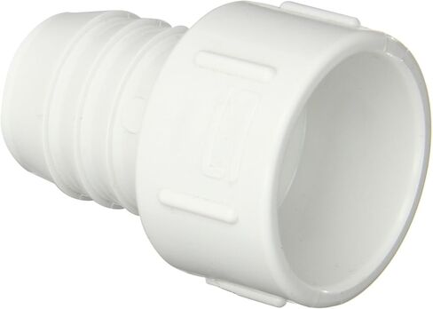 Spears 474 Series PVC Pipe Fitting, Adapter, Schedule 40, White, 1"Barbed x 1" Socket in Saudi Arabia