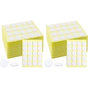 Aubeco 720PCS Candle Wicks for Candle Making, Candle Wick Stickers, Heat Resistance Double-Sided Stickers with The Little ‘‘Tail’’, Stickers for Candle Making in Kuwait