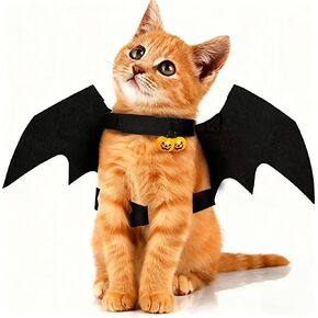 Halloween Dog Bat Wings Costume, Pet Halloween Cosplay Party Dress Up Costume for Small Dogs Cats(Only for Small Pet) in Saudi Arabia