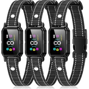 3-Pack Dog Bark Collar for Large Dog 8-120Lbs Medium Small Dog Barking Collar with 5 Adjustable Sensitivity Beep Vibration Harmless Shock Anti Bark Device in Saudi Arabia