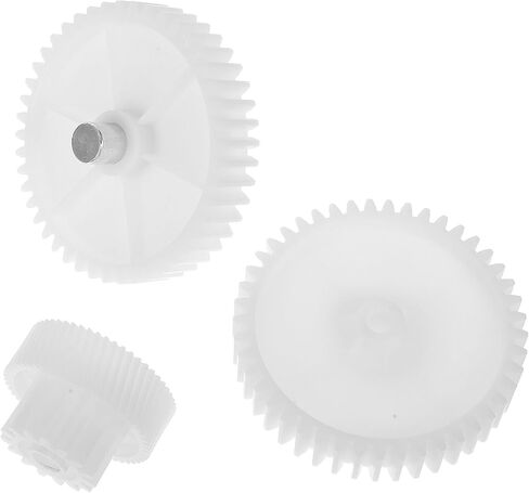 Ciieeo 3pcs Grinder Gear Replacement for Meat Mincer Accessories Versatile Sausage Stuffer Parts for Electric Meat Grinding Machines Easy to Clean Wear Resistant Optimized Grinding in Saudi Arabia