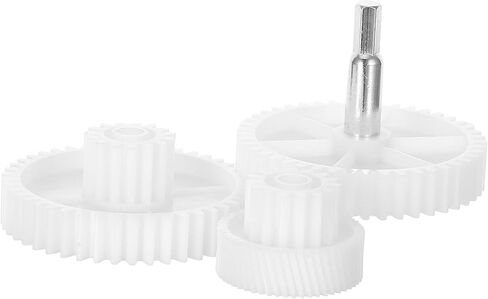 Ciieeo 3pcs Grinder Gear Replacement for Meat Mincer Accessories Versatile Sausage Stuffer Parts for Electric Meat Grinding Machines Easy to Clean Wear Resistant Optimized Grinding in Saudi Arabia