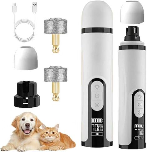 Heusom Silent Groom Pro Nail Grinder - مطحنة أظافر فائقة الهدوء للكلاب، آمنة وفعالة للعناية بمخالب الحيوانات الأليفة in Saudi Arabia