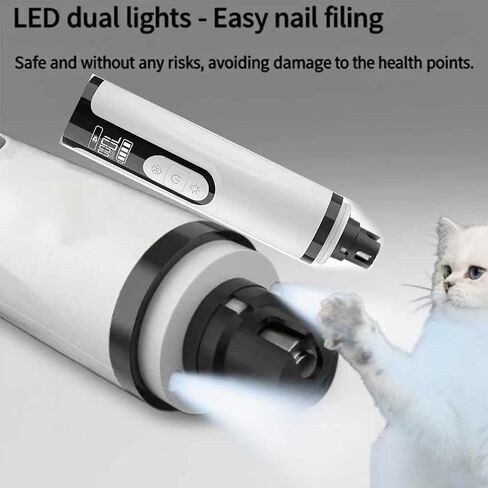 Heusom Silent Groom Pro Nail Grinder - مطحنة أظافر فائقة الهدوء للكلاب، آمنة وفعالة للعناية بمخالب الحيوانات الأليفة in Saudi Arabia