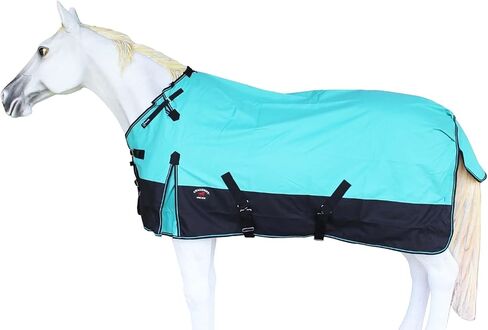 76" 1200D Turnout Waterproof Rain Horse Sheet Light Winter Blanket 367LG in Saudi Arabia