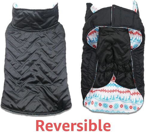 DroolingDog Winter Dog Christmas Coats Clothes Warm Dog Xmas Clothes Puppy Christmas Coat Medium Dog Jackets Pet Warm Coat for Small Medium Large Dogs in Saudi Arabia