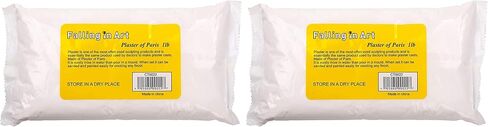 Falling in Art 1lb Plaster of Paris Powder - Hand Mold Casting Kit Powder, Gypsum Cement, Pottery & Ceramic Plaster Powder for Crafts, Sculpture, Diorama and Home Decor in Kuwait