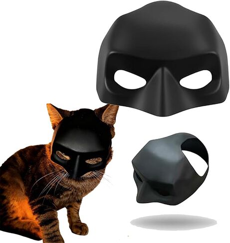 Cat Bat Mask Funny Cat Mask Halloween Costume for Cats, Cosplay Pet Party Accessories Lightweight and Easy to Wear in Saudi Arabia