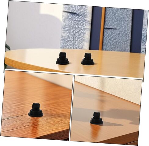 Rubber Replacement Feet for Rice Cooker and Slow Cooker 12Pcs Black Small Rubber Foot Plugs with Anti-Slip Heat Insulation and Noise Dampening for Kitchen Appliances in Saudi Arabia