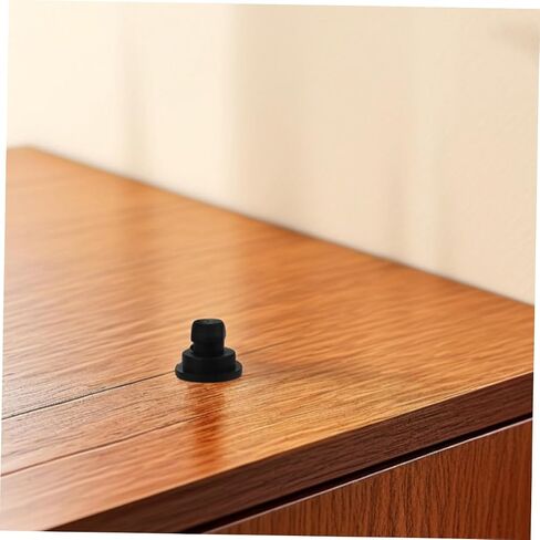 Rubber Replacement Feet for Rice Cooker and Slow Cooker 12Pcs Black Small Rubber Foot Plugs with Anti-Slip Heat Insulation and Noise Dampening for Kitchen Appliances in Saudi Arabia