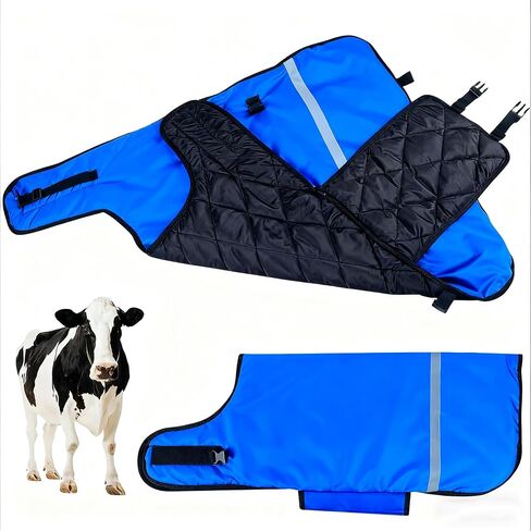 Calf Blanket Calves Warm Clothes Calf Saver Coat, Sheep Goat Blanket, for Keep Cows Goats Sheeps Warmming, Thickened Belly Protection in Saudi Arabia