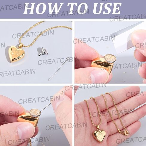 CREATCABIN صغيرة القلب جرة قلادة للرماد مجوهرات جنائزية ل الفولاذ المقاوم للصدأ للنساء الحيوانات الأليفة باو طباعة قلادة مذكرة تذكارية in Kuwait