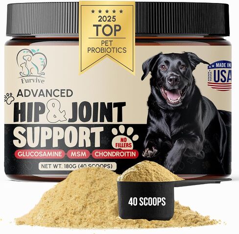 Veterinary Grade Hip and Joint Supplement for Dogs – 40 Scoops Ultimate Strength Dog Supplements for Advanced Mobility, Joint Comfort, Cartilage Health, Flexibility – Liver Flavored in Saudi Arabia