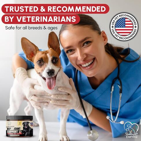 Veterinary Grade Hip and Joint Supplement for Dogs – 40 Scoops Ultimate Strength Dog Supplements for Advanced Mobility, Joint Comfort, Cartilage Health, Flexibility – Liver Flavored in Saudi Arabia