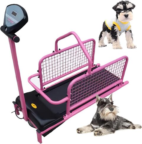 جهاز مشي للكلاب الصغيرة، جهاز جري للحيوانات الأليفة للكلاب الصغيرة والمتوسطة، جهاز مشي داخلي للحيوانات الأليفة، جهاز تمرين الكلاب، لتمارين الكلاب الصغيرة وفقدان الوزن، سرعة قابلة للتعديل: 0.8-6 كم/ساعة، أسود in Saudi Arabia