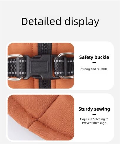 Warm Dog Coat Reflective Jacket, Waterproof Winter Coat for Dogs Turtleneck Dog Clothes for Cold Weather (Black, L(Chest:15.7-18.9",Neck:(15.3")) in Kuwait