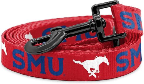 SMU Mustangs 6 Foot Dog Leash | Officially Licensed | Sturdy and Works for All Dogs in Saudi Arabia