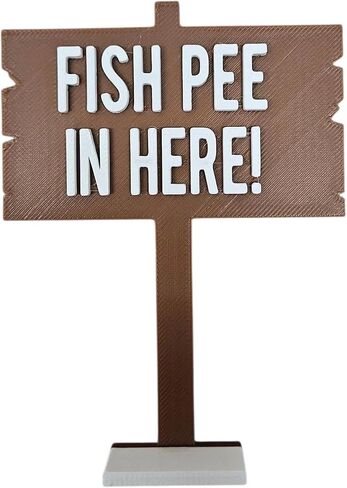 Funny Fish Tank Decor Fish Pee in Here Aquarium Decor Gag Gift for Fish Tank Gag Gift for Friend Moana in Saudi Arabia