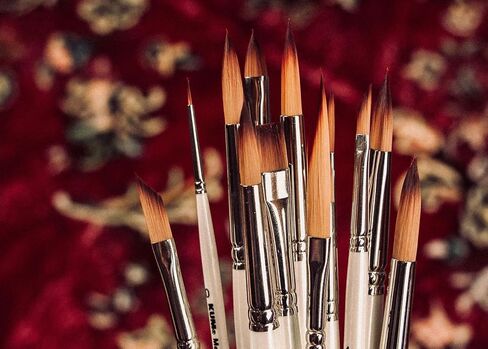 Kum 511.45.11 No.11 Memory Point Handmade Brush with Round Pointed Tip in Saudi Arabia