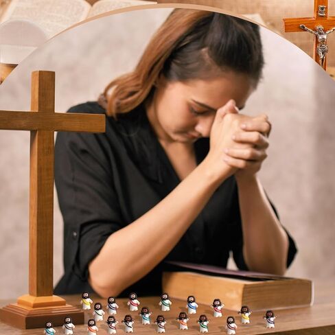 25 PCs شخصيات يسوع الصغيرة ، تماثيل يسوع Mini Mini Mini بالجملة ، الأطفال الصغير الصغير يسوع ، ألعاب مطاطية للاختباء والسعي للحصول على هدايا عيد الميلاد ، صيد بيض عيد الفصح ، اللوازم المدرسية الأحد ، الأطفال والبالغين in Kuwait