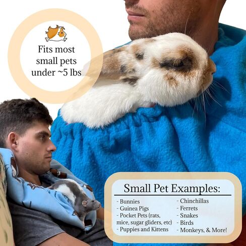 Bonding Scarf for Small Pets | Perfect for Guinea Pigs, Rats, Chinchillas, Hedgehogs, Ferrets, Puppies, Kittens, & More! (Surprise Me (Girl)) in Kuwait