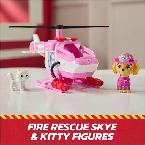 PAW PAW PATROL FIRE RESCUE: Chase Rescue Fire Cruiser مع رقم الحركة ، قاذفة المقذوفات ، و Toy Truck ، ألعاب Kids for Boys & Girls تتراوح أعمارهم بين 3 وما فوق in Kuwait