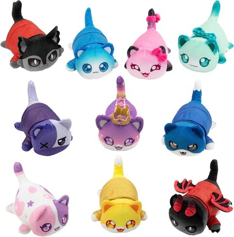 Aphmau 6 "Meemeow Mystery Plush - Series 8 ، YouTube Minecraft Gaming Channel ، Blind Box ، 1 من 8 ممكنة ، متعة مستوحاة من Minecraft ، Merch الرسمي in Kuwait