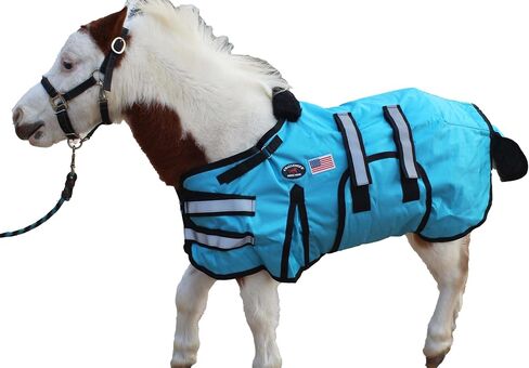 32-36(Small) 1680D Miniature Weanling Donkey Pony Horse Foal Winter Blanket 519TS01TR in Saudi Arabia