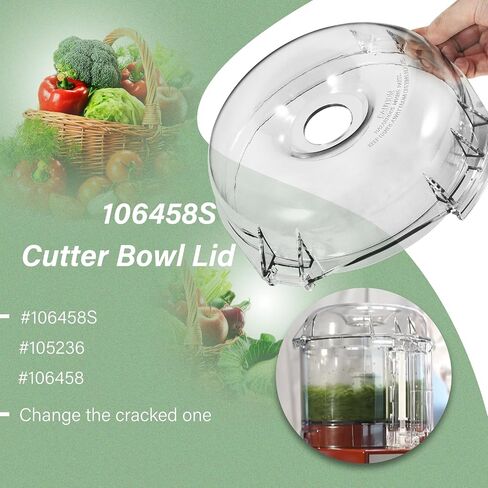 106458S Cutter Bowl Lid Fit for Robot Coupe R2、R2B、R2 DICE、R2N、R101B Food Processor in Saudi Arabia