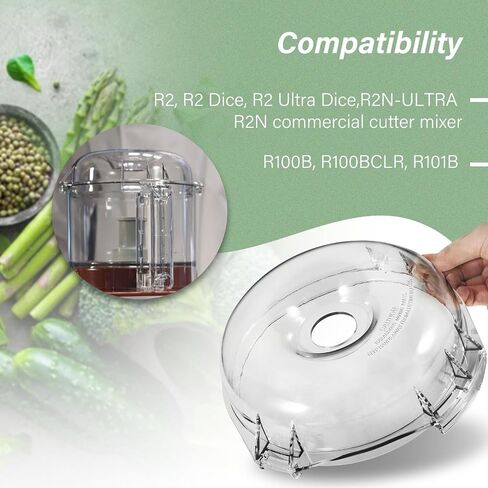 106458S Cutter Bowl Lid Fit for Robot Coupe R2、R2B、R2 DICE、R2N、R101B Food Processor in Saudi Arabia