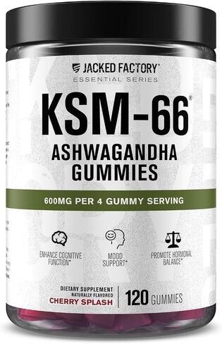 مستخلص جذور أشواغاندا (KSM-66 أشواغاندا) مع 5% ويثانوليدات - مكمل لتخفيف التوتر الطبيعي، والوظيفة الإدراكية، والحيوية، ودعم المزاج - 60 كبسولة نباتية in Kuwait