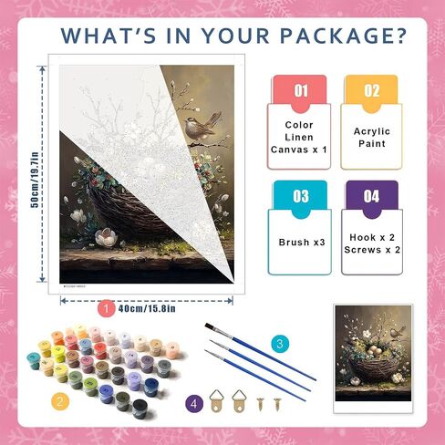 Mountain Paint by Number for Adults, Landscape Paint by Numbers for Adults in Kuwait